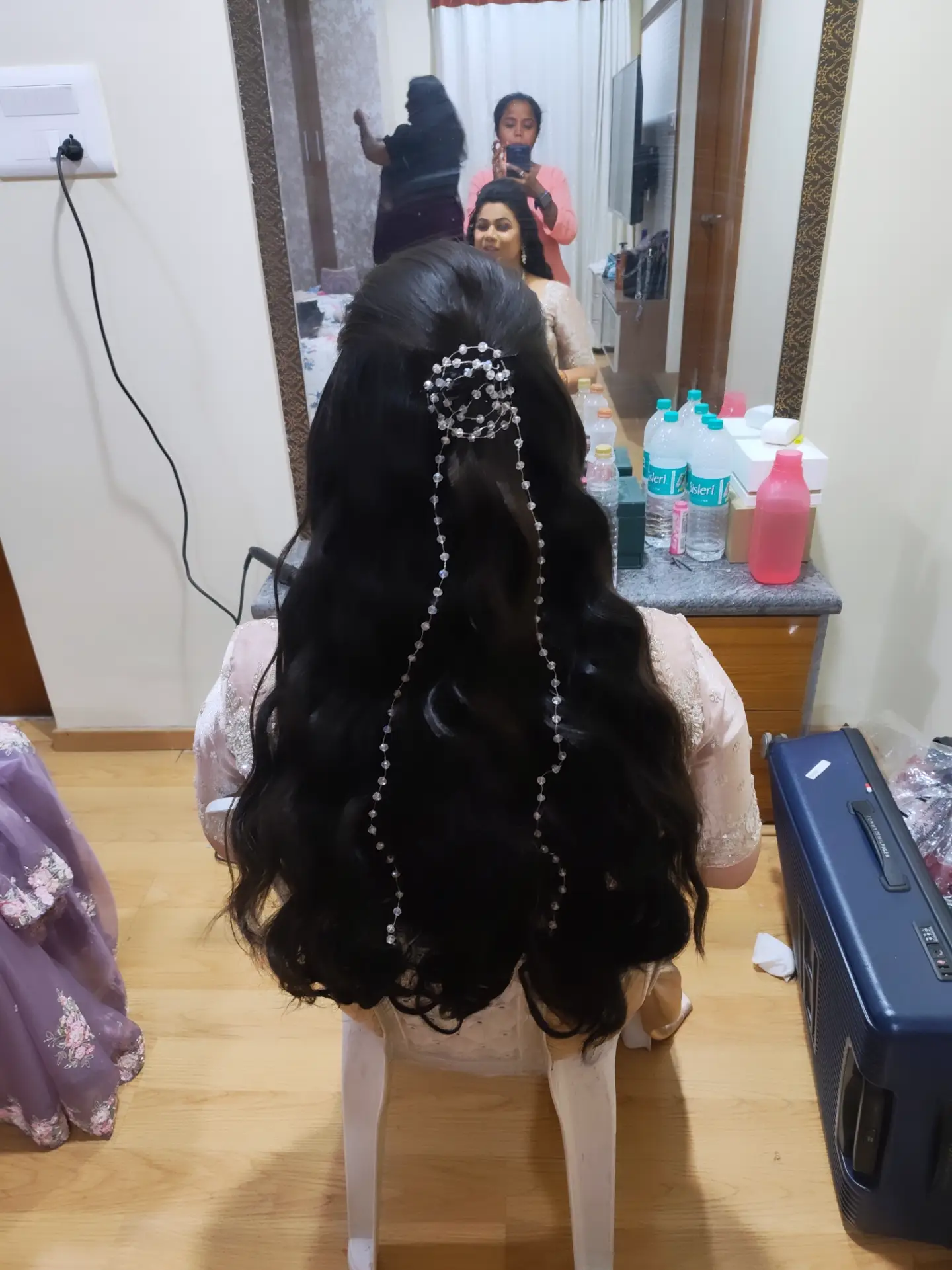 Hair Styling Practice Session
