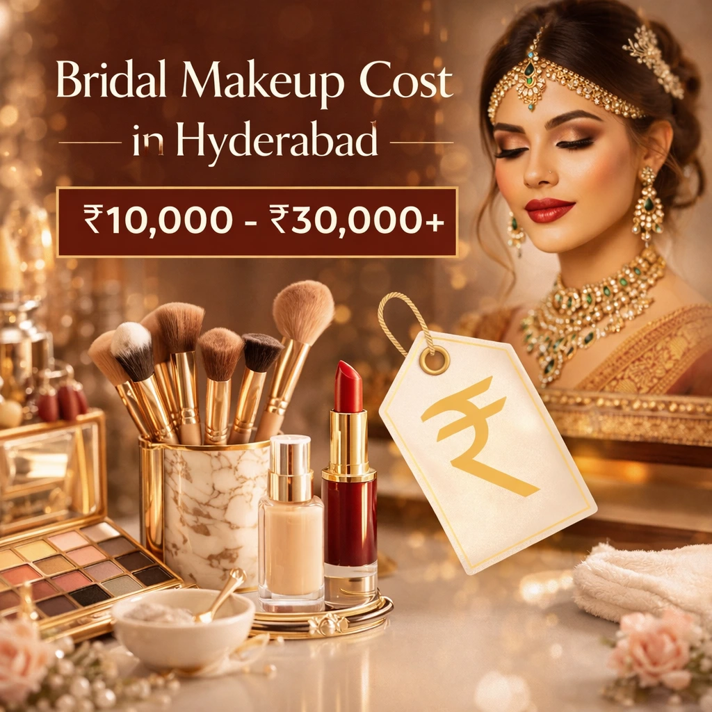 bridal makeup price in Hyderabad HD airbrush makeup cost comparison packages