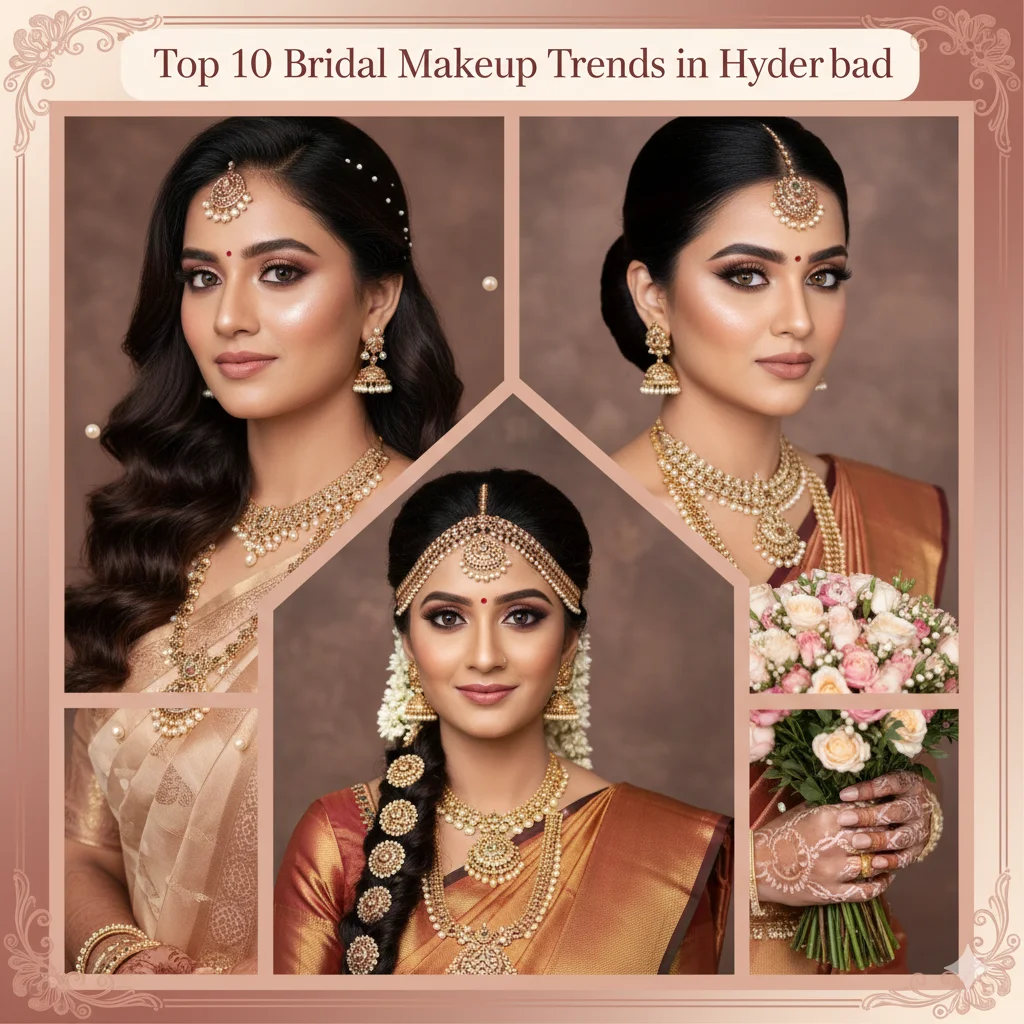 latest bridal makeup trends in Hyderabad 2026 South Indian wedding looks
