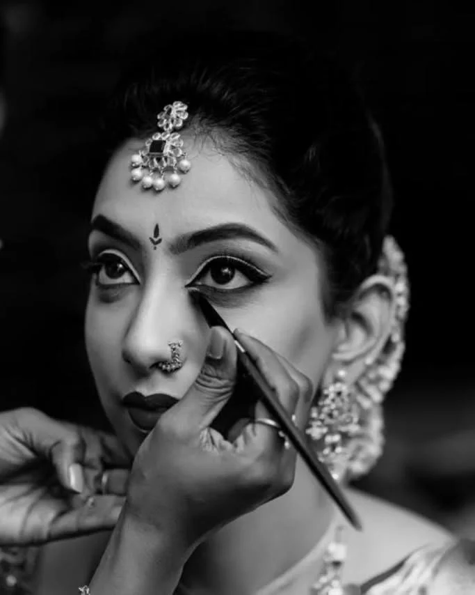 elegant bridal makeup Hyderabad dewy skin HD soft glam wedding look