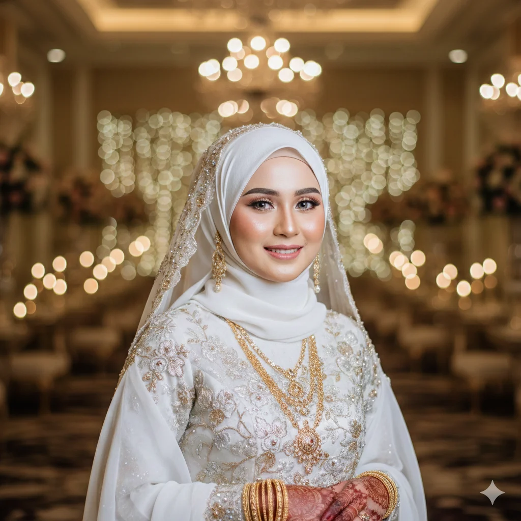 Traditional Muslim bridal makeover artist in Secunderabad