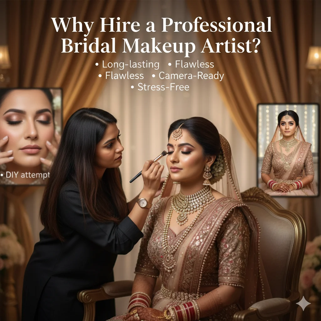 professional bridal makeup artist benefits long lasting wedding makeup expert tips